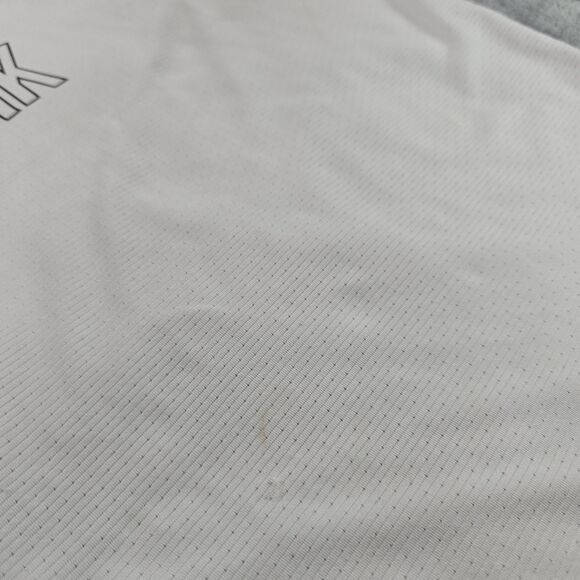 Gymshark Baselayer Shirt Men L White Breathable Athletic Performance Long Sleeve - Picture 7 of 9